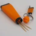 Ready Fork – Hộp đựng tăm biến hình thành nĩa móc khóa - Thumbnail 2