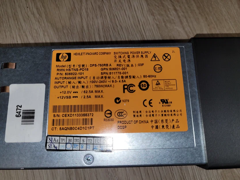 Vỏ bộ nguồn HP DPS-750 v.2 cho máy vô tuyến HAM - Image 8