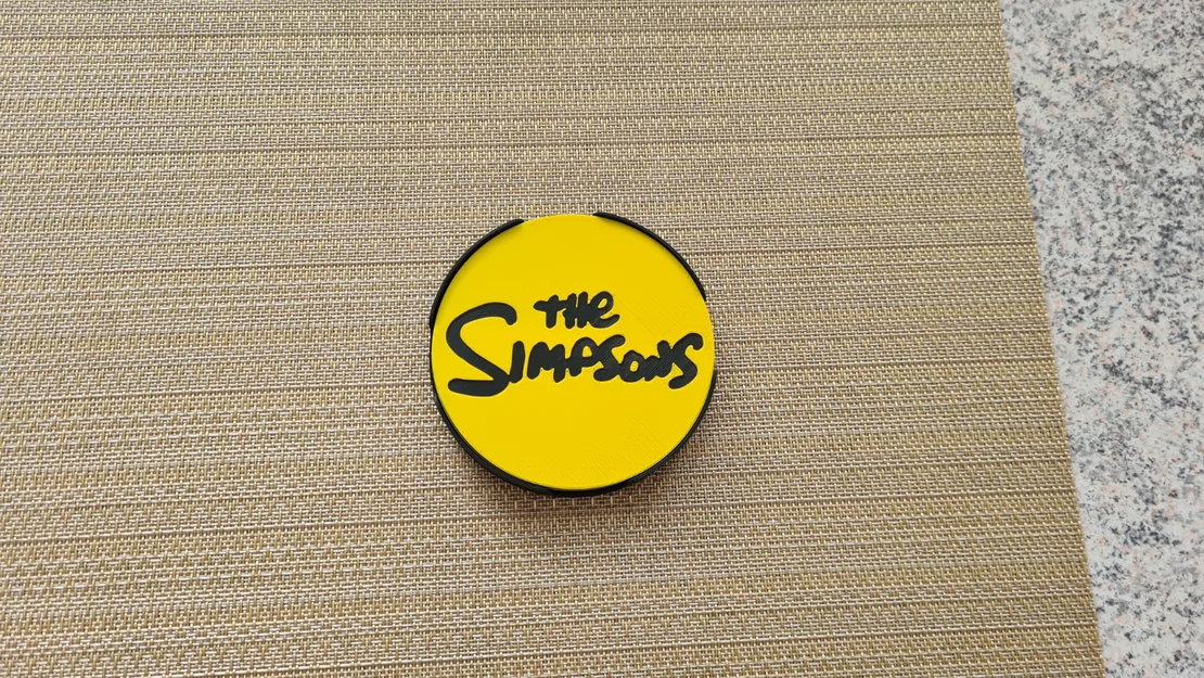 Bộ đế lót ly The Simpsons 3D độc đáo kèm giá đỡ - Image 2