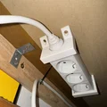 Ngàm treo (bracket) gắn powerstrip dễ in - Thumbnail 1