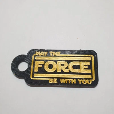 Móc khóa Star Wars in 3D: May The Force Be With You