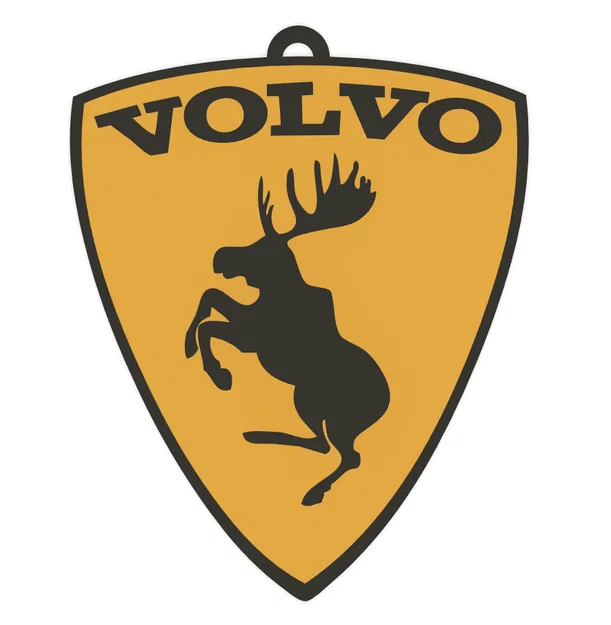 Móc khóa Volvo Prancing Moose in 3D cá tính và độc đáo - Image 1