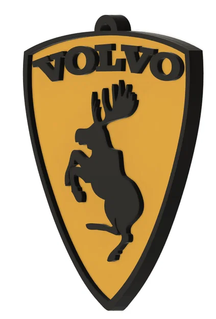 Móc khóa Volvo Prancing Moose in 3D cá tính và độc đáo - Image 2