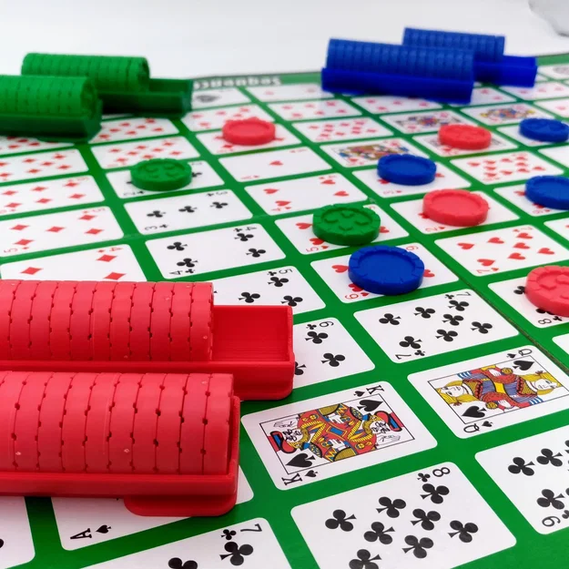 Khay sắp xếp chip cho boardgame Sequence - Image 1