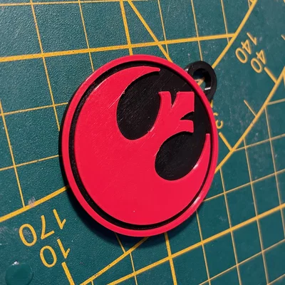 Móc khóa và mặt dây chuyền Star Wars Empire - Rebel in 3D