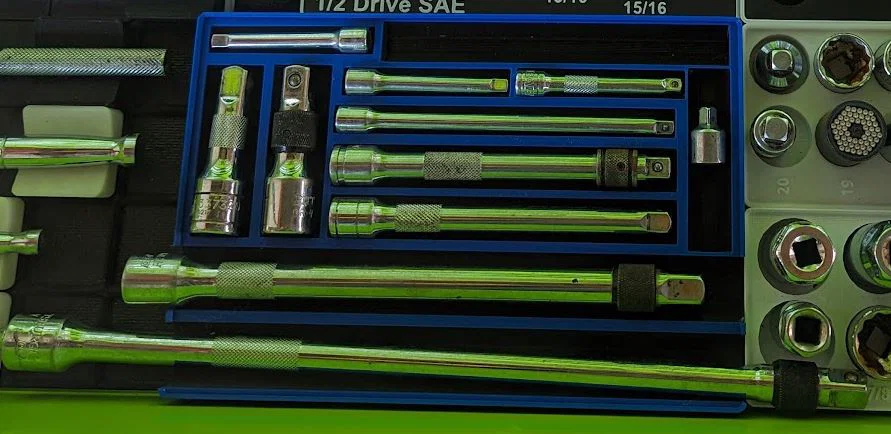 Khay đựng thanh nối dài Gridfinity 4x6 gọn gàng cho tủ đồ nghề - Image 1