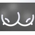 Dụng cụ đánh dấu bóng Golf hình Boobs độc đáo (Golf Ball Marker) - Thumbnail 1