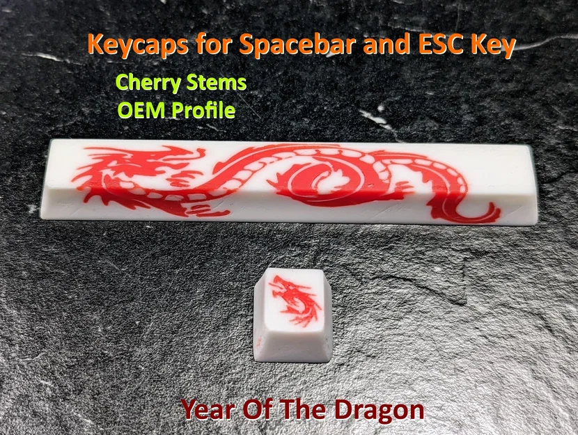 Keycap Rồng cho Spacebar và phím ESC - Image 1