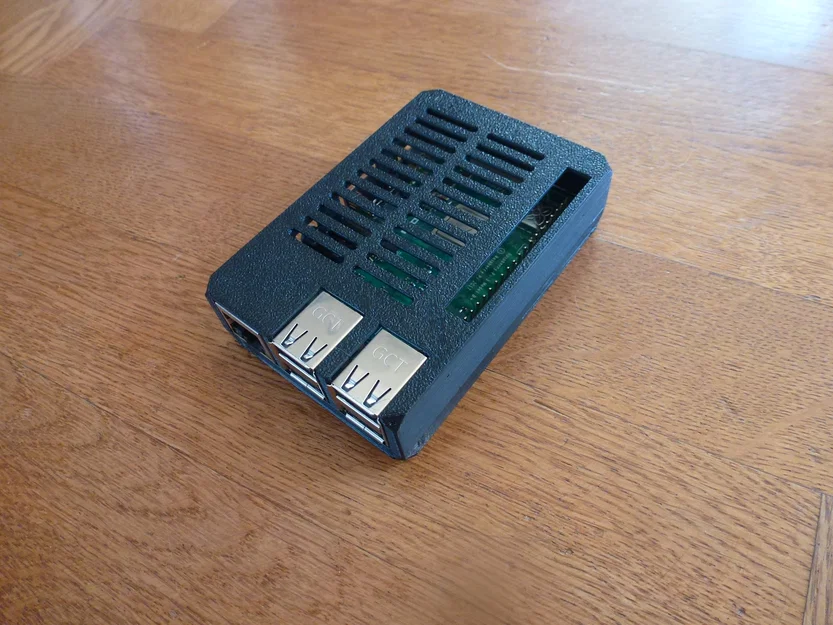 Hộp bảo vệ Raspberry Pi 3B+ tối ưu tản nhiệt, in không cần support - Image 1