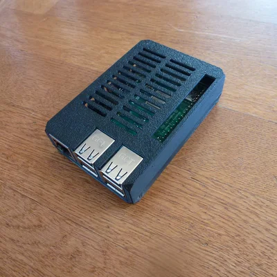 Hộp bảo vệ Raspberry Pi 3B+ tối ưu tản nhiệt, in không cần support