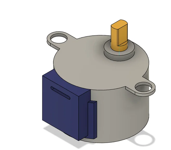Mô hình 3D động cơ bước (Stepper Motor) chuẩn kỹ thuật - File .step - Image 1