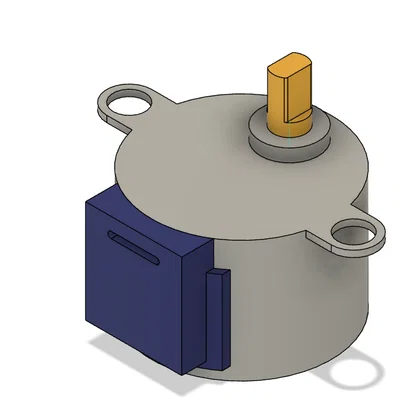 Mô hình 3D động cơ bước (Stepper Motor) chuẩn kỹ thuật - File .step