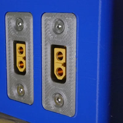 Đế gắn jack nối XT60 (Panel Mount) in 3D chắc chắn, chuyên nghiệp