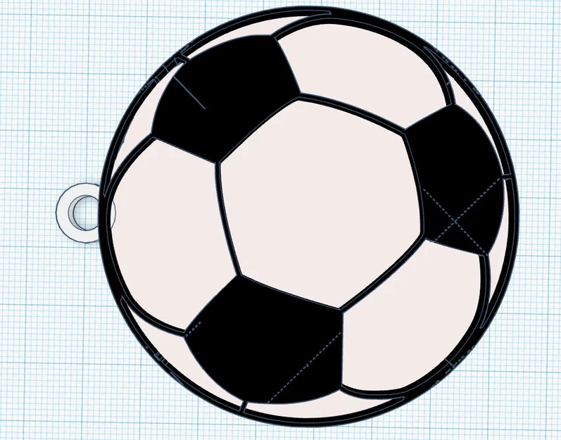 Móc khóa hình quả bóng đá (Soccer Ball) in 3D cực đẹp - Image 1