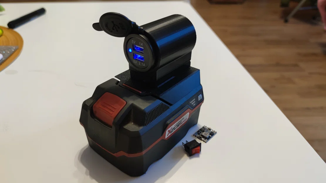 Bộ sạc điện thoại Parkside X20V - Image 3