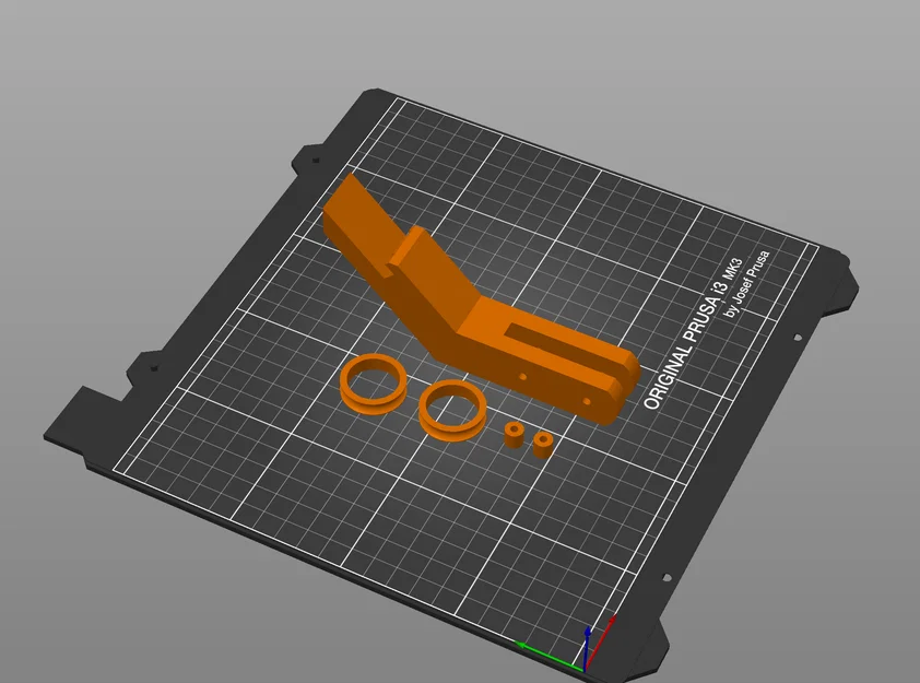 Bộ dẫn filament dùng vòng bi cho Prusa (Prusa Bearing Filament Guide) - Image 2