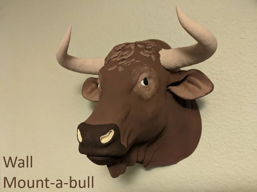 Đầu Bò (Bull) treo tường - Image 1