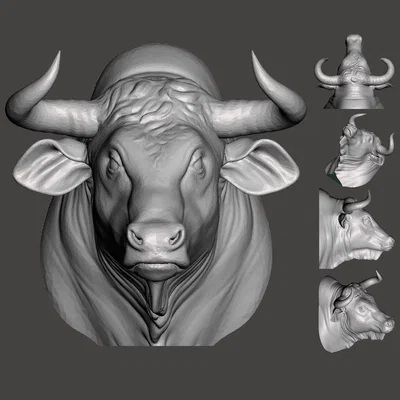Đầu Bò (Bull) treo tường