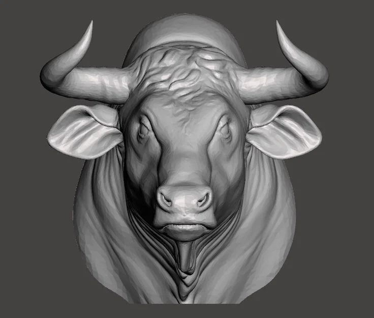 Đầu Bò (Bull) treo tường - Image 4