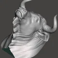 Đầu Bò (Bull) treo tường - Thumbnail 5