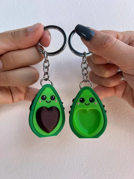 Móc khóa bơ đôi Avocado Couple - Món quà dễ thương cho cặp đôi - Image 1