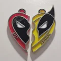 Mặt dây chuyền Deadpool & Wolverine (Best Friends) in 3D - Thumbnail 1