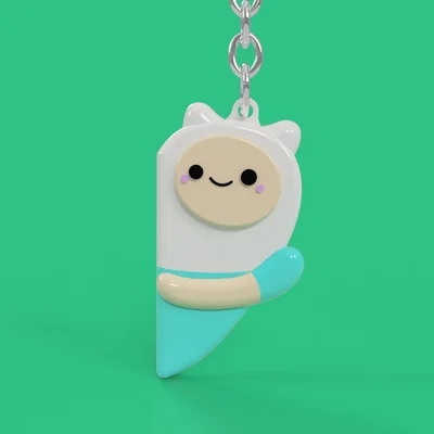 Móc khóa đôi Finn and Jake - Quà tặng 3D độc đáo cho bạn thân