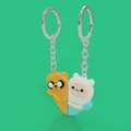Móc khóa đôi Finn and Jake - Quà tặng 3D độc đáo cho bạn thân - Thumbnail 3