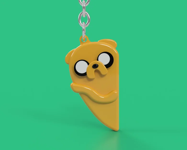 Móc khóa đôi Finn and Jake - Quà tặng 3D độc đáo cho bạn thân - Image 4