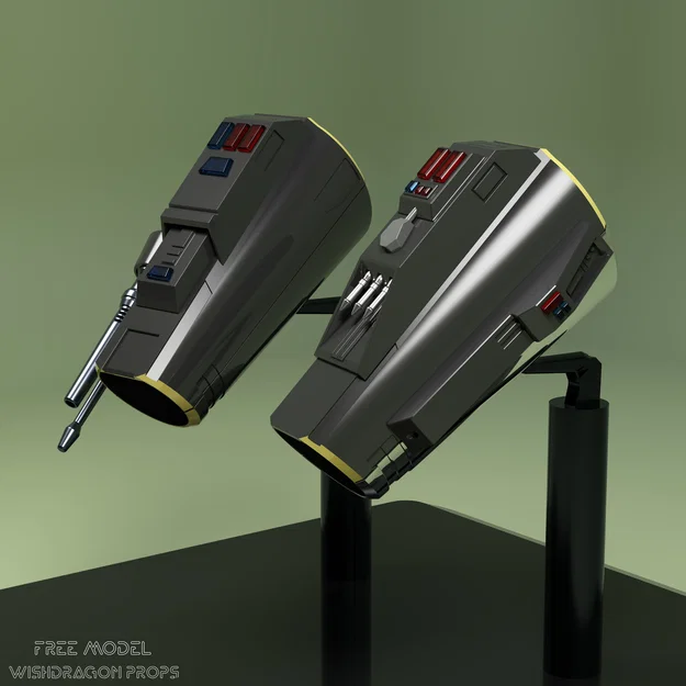 Giáp tay Mandalorian lấy cảm hứng Clan Wren (Bracers Ursa Wren) - Image 2