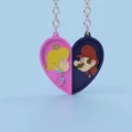 Móc khóa đôi Mario và Peach - Quà tặng lãng mạn cho cặp đôi - Thumbnail 3