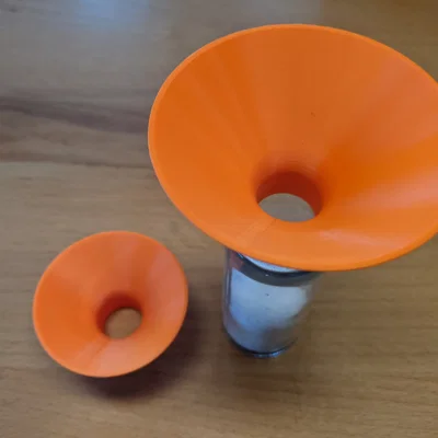 Bộ phễu nhựa in 3D tiện lợi cho hũ gia vị nhà bếp