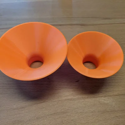Bộ phễu nhựa in 3D tiện lợi cho hũ gia vị nhà bếp