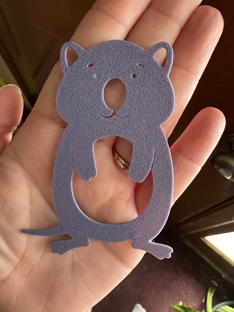 Kẹp sách Quokka in 3D dễ thương - Phụ kiện đánh dấu trang cho mọt sách - Image 1