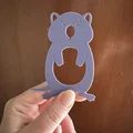 Kẹp sách Quokka in 3D dễ thương - Phụ kiện đánh dấu trang cho mọt sách - Thumbnail 2