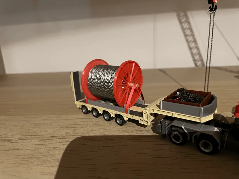 Mô hình cuộn cáp 1/87 (40mm) cho xe mô hình và sa bàn - Image 1