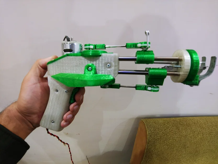 Súng bắn thảm (Tufting Gun) in 3D tự chế tại nhà - Image 1