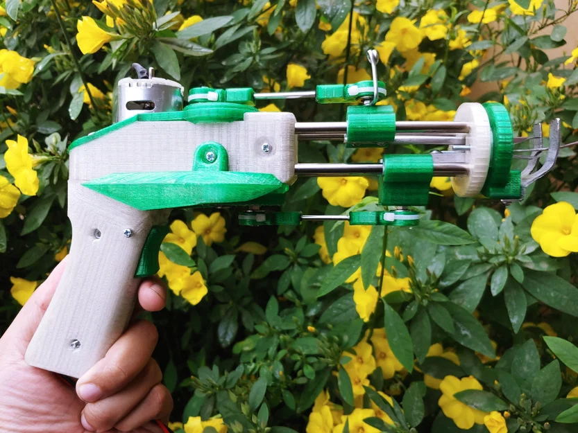Súng bắn thảm (Tufting Gun) in 3D tự chế tại nhà - Image 2