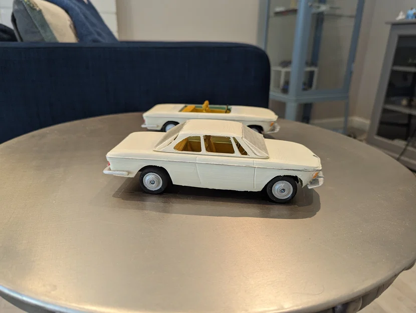 BMW 1967 2000cs – Mô hình xe 3D để in và lắp ráp - Image 5