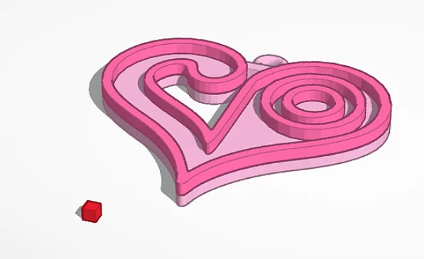 Móc khóa Digimon - Biểu tượng Tình Yêu (Love Emblem) - Image 1