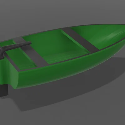 Mô hình đồ chơi 3D Bath Boat - Tàu nhỏ vui nhộn cho bé