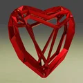 Bộ sưu tập 13 mẫu Trái tim Valentine (Basic/Smoothed/LowPoly/Wireframe/Voronoi) - Thumbnail 3