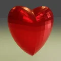 Bộ sưu tập 13 mẫu Trái tim Valentine (Basic/Smoothed/LowPoly/Wireframe/Voronoi) - Thumbnail 5
