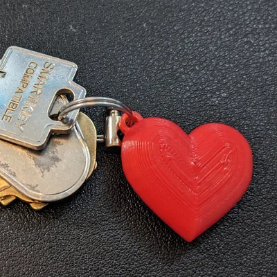 Móc Khóa Trái Tim (Heart Keyring)