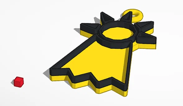 Móc khóa Digimon - Biểu tượng Hy Vọng (Hope Emblem Keychain) - Image 1