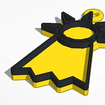 Móc khóa Digimon - Biểu tượng Hy Vọng (Hope Emblem Keychain)