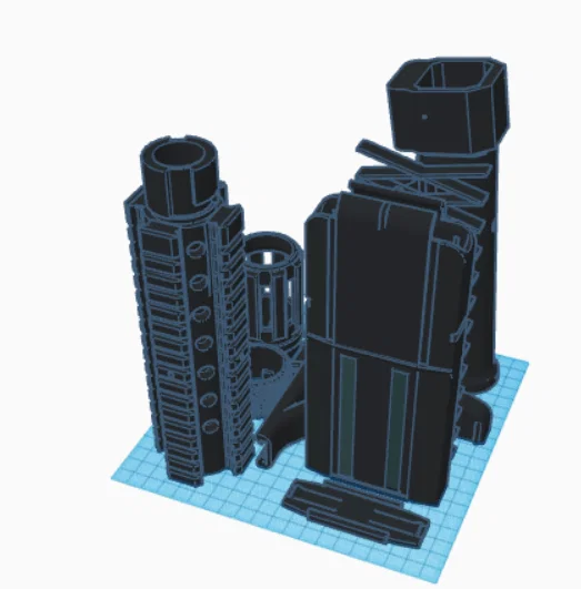 Bộ phụ kiện độ súng Nerf phong cách M4 thực tế cho máy in 3D - Image 3