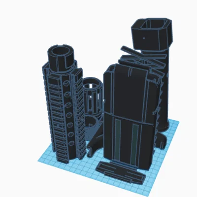 Bộ phụ kiện độ súng Nerf phong cách M4 thực tế cho máy in 3D
