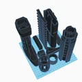 Bộ phụ kiện độ súng Nerf phong cách M4 thực tế cho máy in 3D - Thumbnail 4