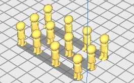Bộ mô hình người tí hon bổ sung cho mô hình nhà chung cư 3D - Image 1